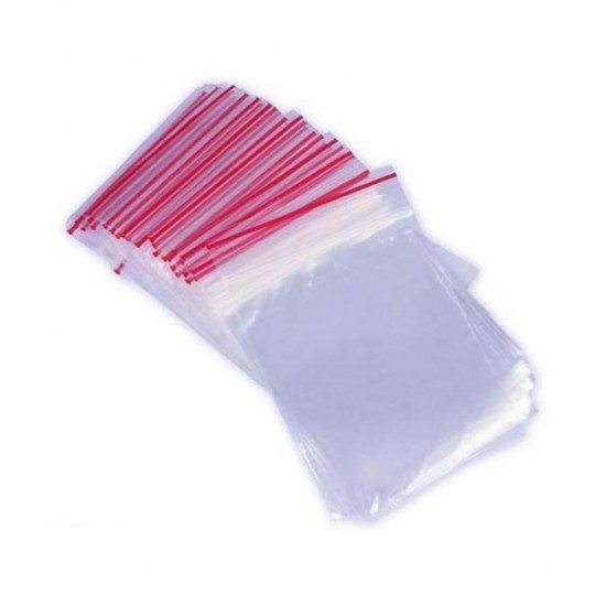 Zip Lock Pouch Bags (3 inch x 4 inch, 100 Pieces, Transparent)