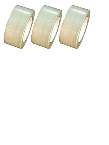 VIBHU Clear/Transparent Packing Tape - 2 Inch Wide & 65 Meter Long Pack of 3