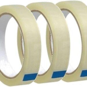 VIBHU Cello Tape (100m - 1 Inch, Transparent) - Set of 3