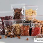 VIBHU Plastic Zip Lock Pouch Bags (100 Pieces, Transparent)