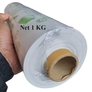 Food Grade Butter Paper Roll | Chapati and Burger Wrap | Paper Foil | Reusable, Food Wrap | Lunch Box Safe | Heavy Duty for Roti, Paratha, Sandwich - (200M(1 Kg))