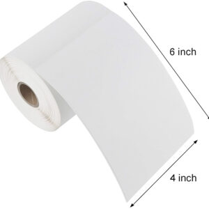 Direct Thermal 4×6 Shipping Label Roll – Self‑Adhesive Barcode Labels for Courier & E‑Commerce Printing