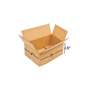 3 Ply Brown Corrugated Box Length 5 inches Width 4 inches Height 2.5 inches Pack of 1000 Boxes Packaging Material E commerce best Courier Boxes