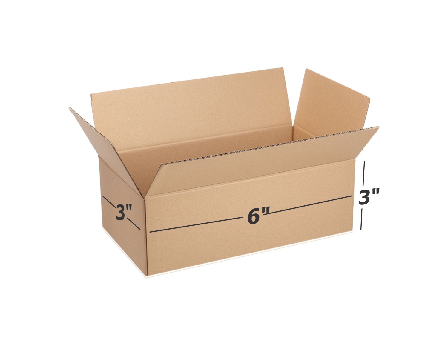 3 Ply Brown Corrugated Box Length 6 inches Width 3 inches Height 3 inches Pack of 1000 Packaging Material E commerce best Courier Packaging Material E commerce best Courier Boxes