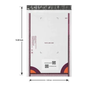 12x14 Inch Meesho Polybag with Barcode for Secure Ecommerce Packaging & Shipping