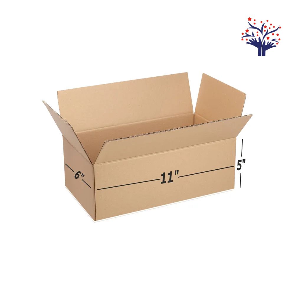 3 Ply Brown Corrugated Box Size 11x6x5 Inch | Best Packaging Solution for Ecommerce, Shipping & Storage Box