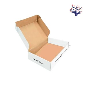 3 Ply White Corrugated Flap Box Size 4.5x3x1 Inch | Jewellery And Gift Packaging box