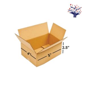 3 Ply Brown Corrugated Packing Box 5x4x2.5 Inch, Cartoon Box. Shipping Box