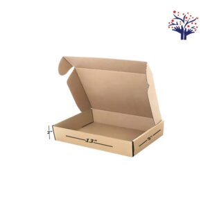 3 ply Brown Flap Box Size 13X9X2 inches, Shipping Box Courier Box