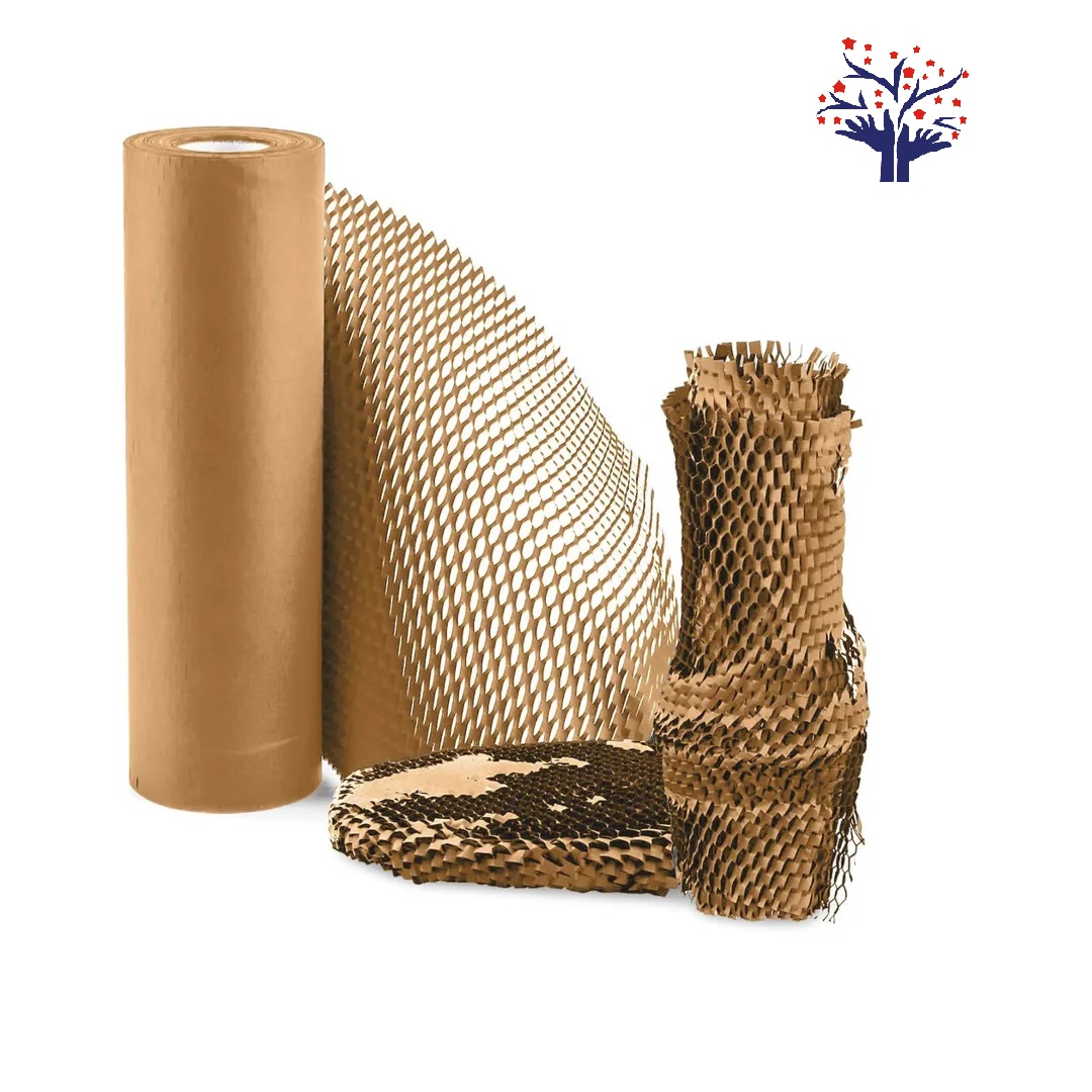 Vibhu Eco-Friendly Paper Bubble Wrap | 15-Inch Width | 20m, 100m, 250m Rolls | Sustainable Packing Solution