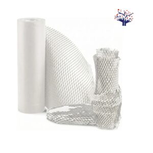Vibhu Eco-Friendly White Paper Bubble Wrap | 15-Inch Width | 20m & 100m Rolls | Sustainable Packing Solution